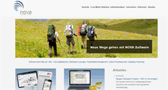 Desktop Screenshot of novasoftware.de